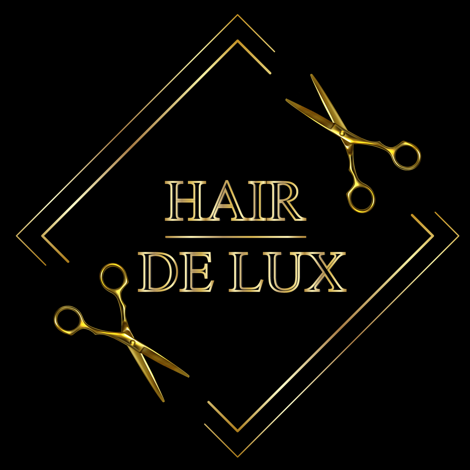 Logo HairDeLux FINAL OUTLINED 1500x1500